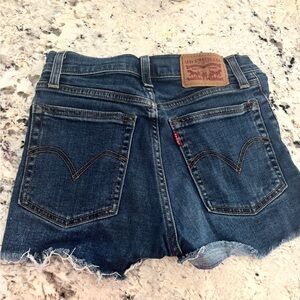Levi's Women's Blue Denim Shorts